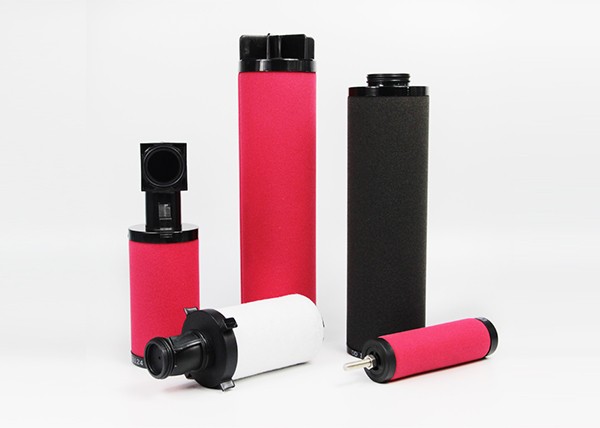 Air compressor pipeline front and rear precision filter filter element